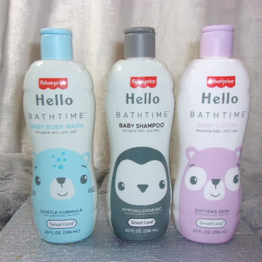M-47 (NEW) SET OF 3 FISHER-PRICE HELLO BATH PRODUCTS